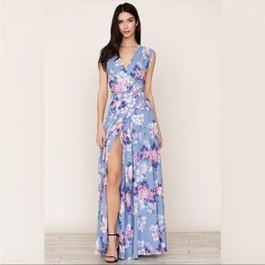 Yumi Kim Sashay Away Maxi Dress Amazing Grace Stone Floral Wrap
